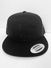 Load image into Gallery viewer, Black on Black Flag Trucker Hat