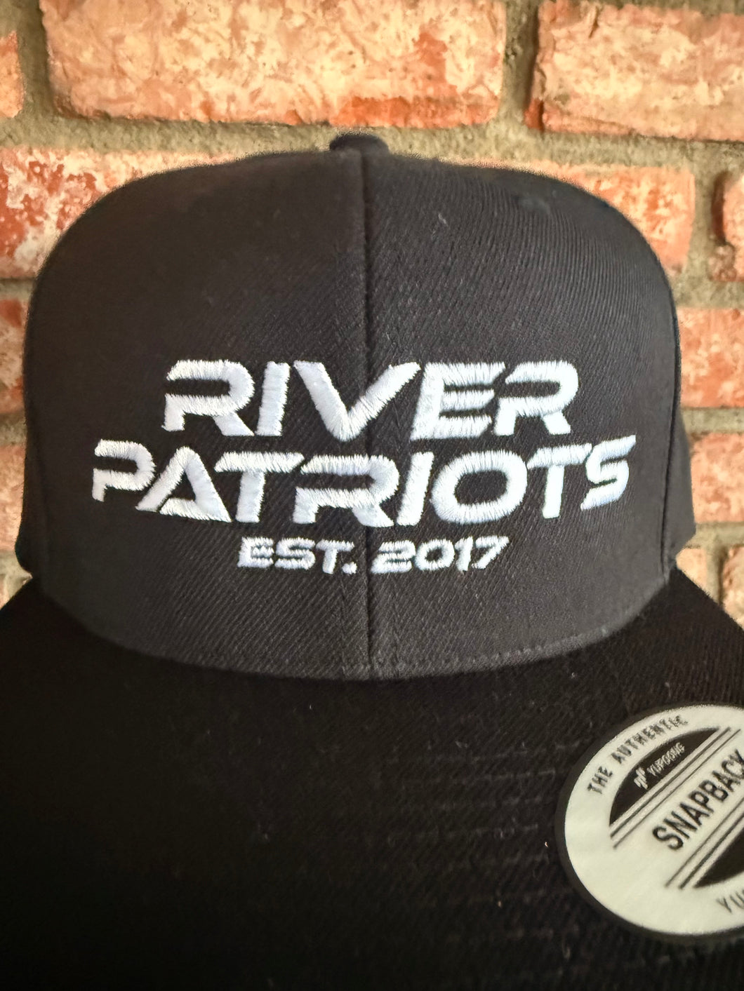Racing Logo River Patriots cloth SnapBack hat