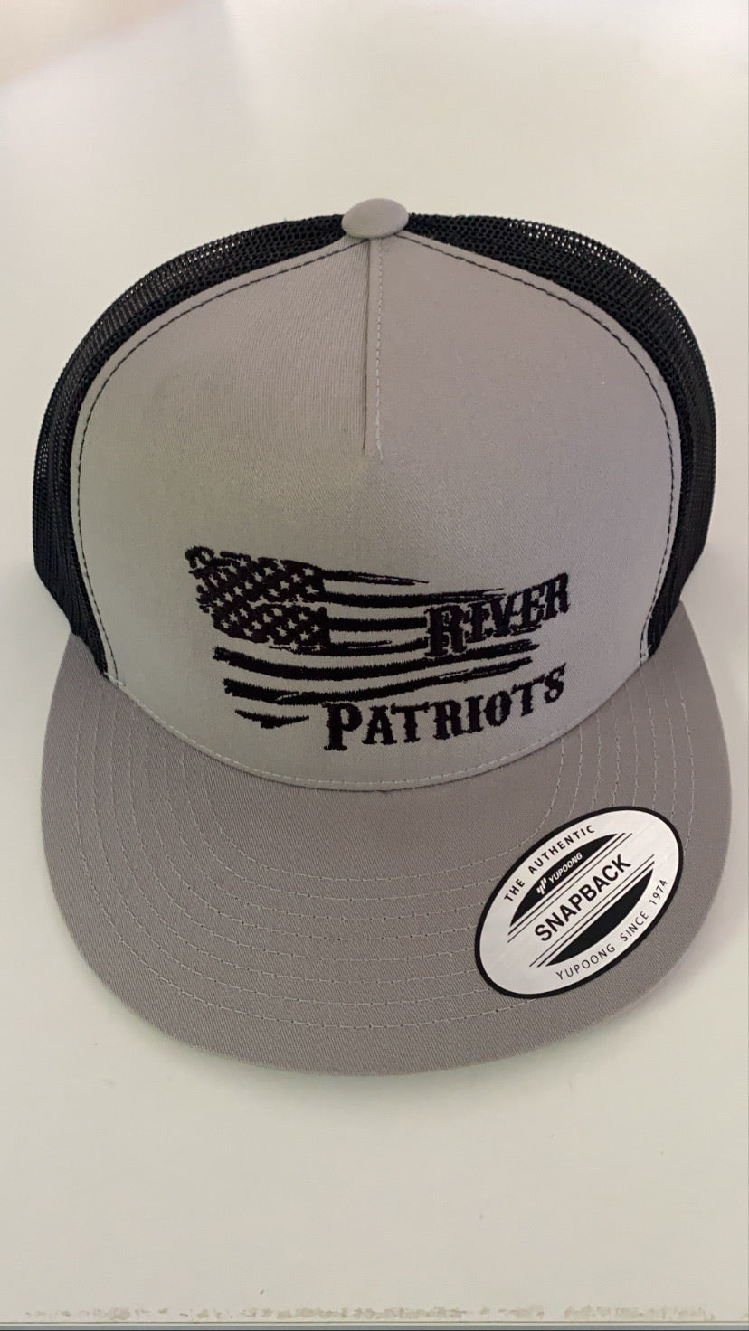 Grey and Black Trucker Hat